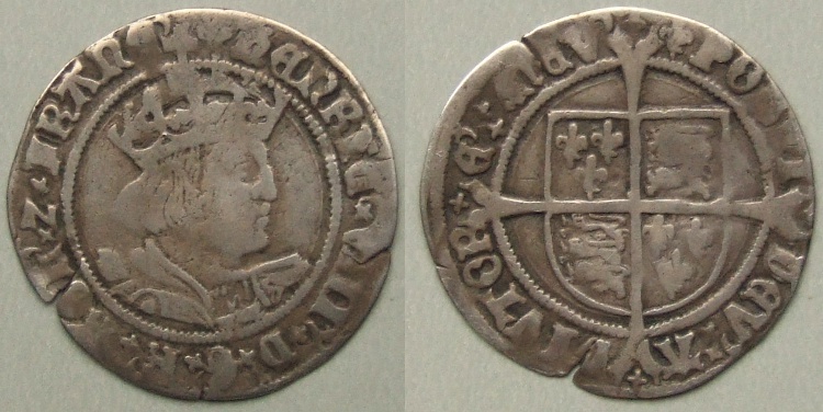 Henry VIII, second coinage groat